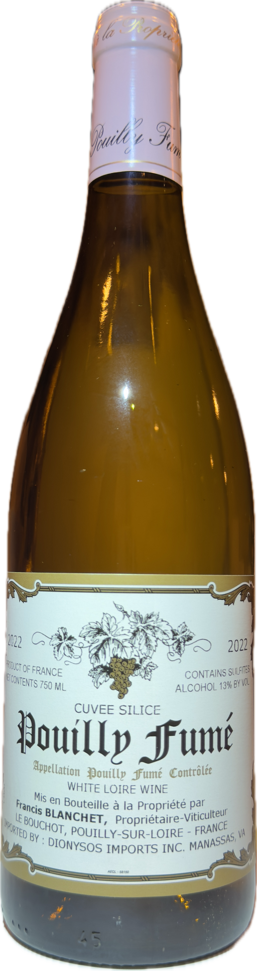 F. blanchet Pouilly-fume cuvee silice 2022