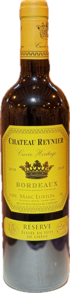Ch. reynier Cuvee heritage red 2018