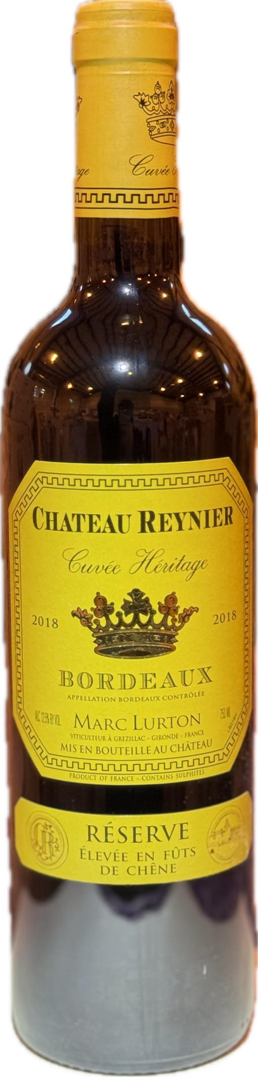 Ch. reynier Cuvee heritage red 2018