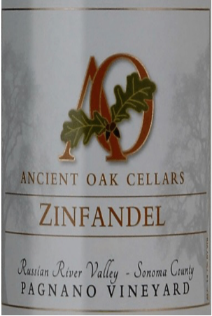Ancient oak Pagnano zinfandel 2019
