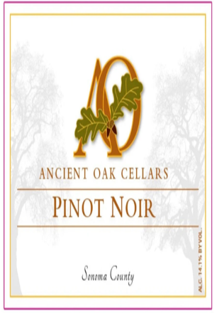 Ancient oak Pinot noir sonoma 2022