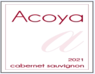 Acoya Cabernet sauvignon 2021