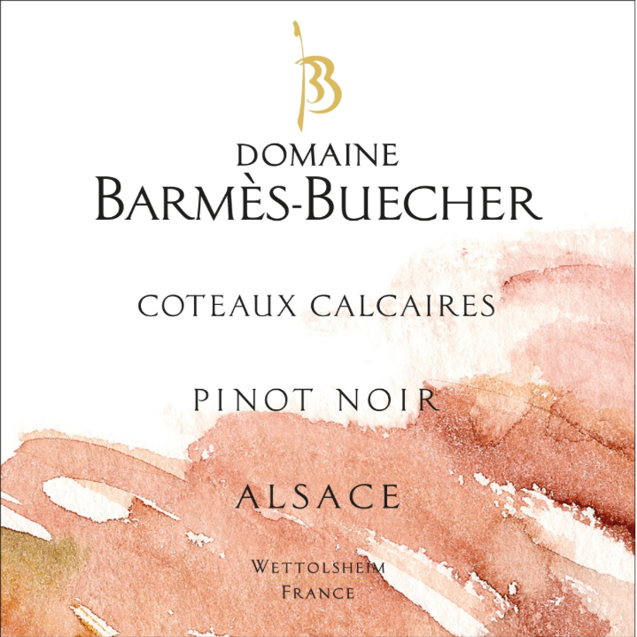 Barmes buecher Pinot noir coteaux calcaire 2024