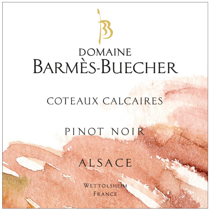 Barmes buecher Pinot noir coteaux calcaire 2023