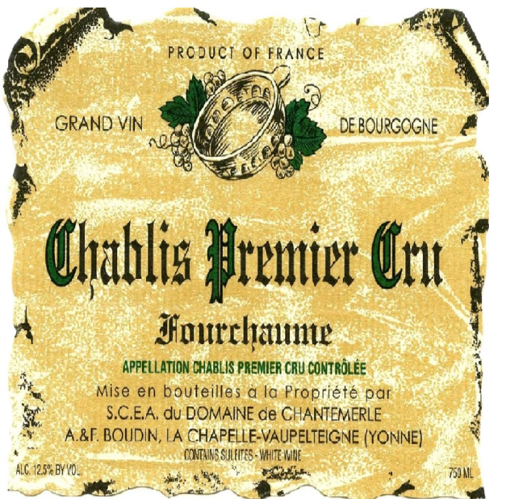 Chantemerle Boudin 1er cru fourchaume 2023