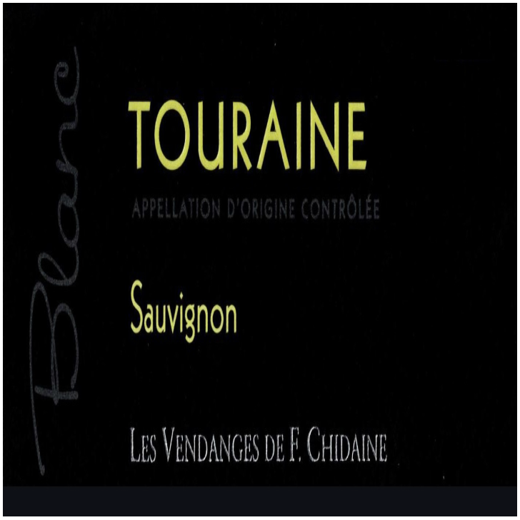 Chidaine Touraine sauvignon 2024