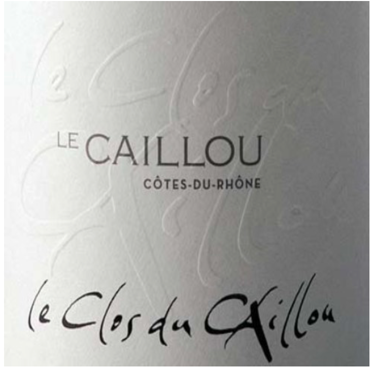 Clos du caillou Cotes du rhone white 2024