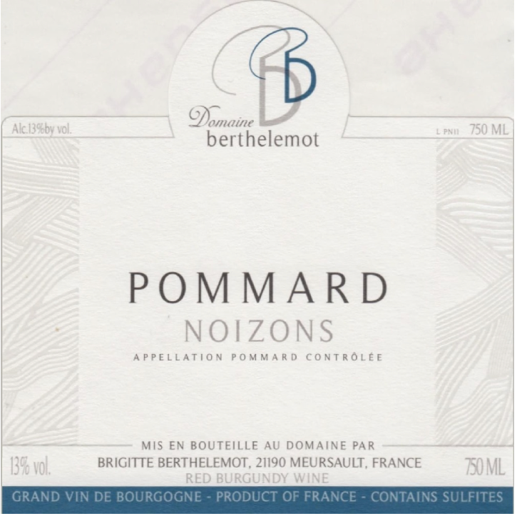 Berthelemot Pommard le noizons 2023