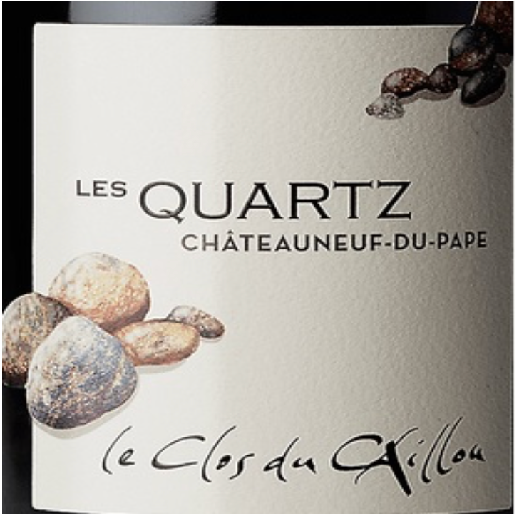 Clos du caillou Chateauneuf du pape quartz 2021