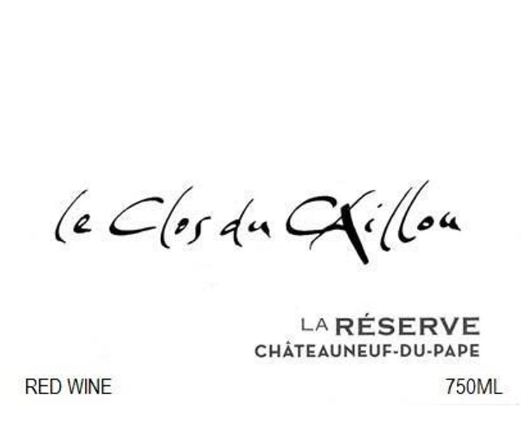 Clos du caillou Cdp reserve red 2021