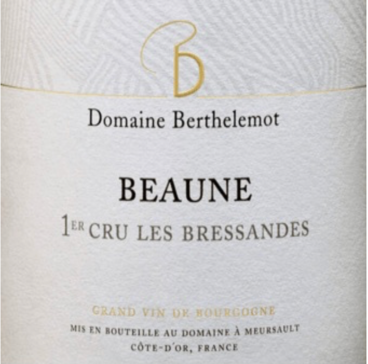 Berthelemot Beaune 1er cru bressandes r 2023