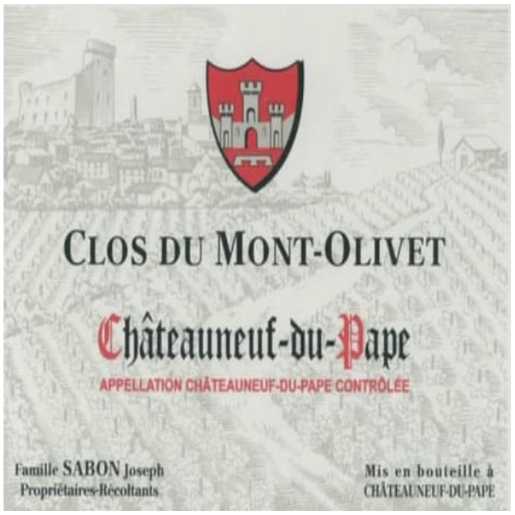 Clos mt. olivet Chateauneuf du pape red 2023