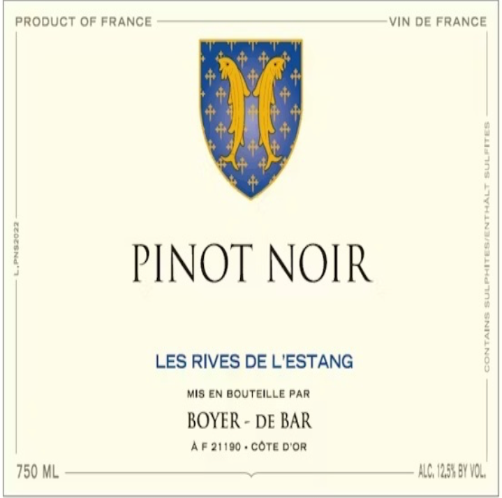Boyer - de bar Bourgogne pinot noir 2023
