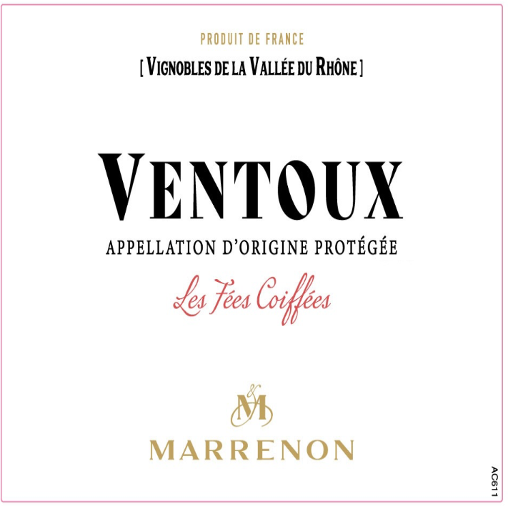 Marrenon Ventoux fees coiffes red 2023