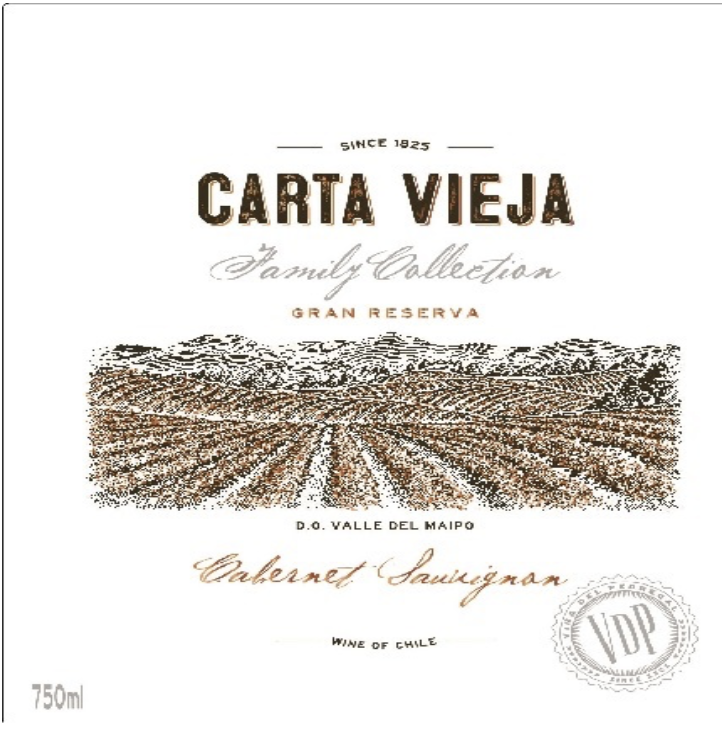 Carta vieja Gran reserva cabernet 2019