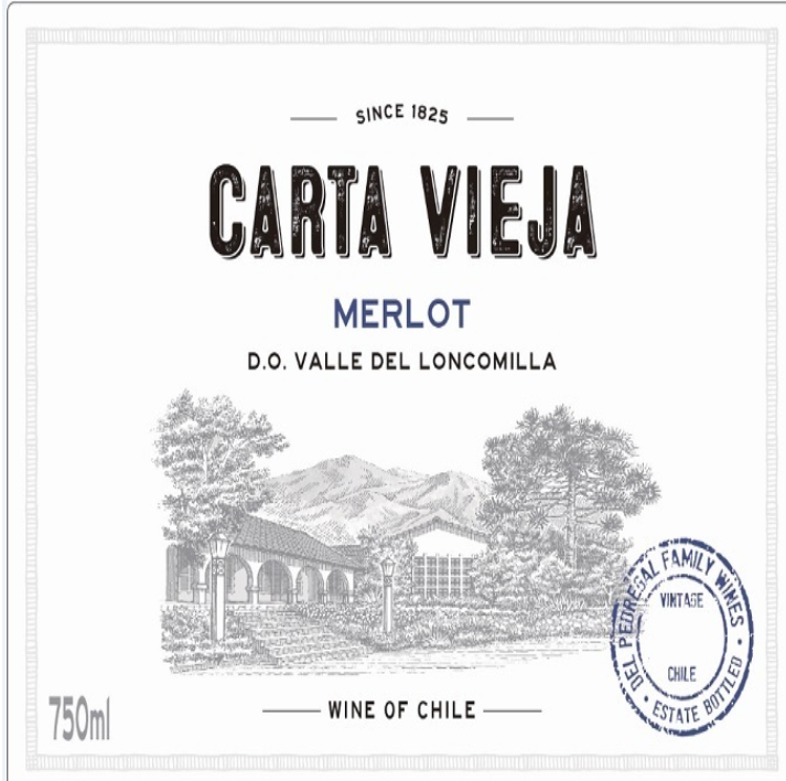 Carta vieja Merlot 2023