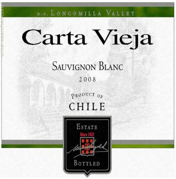 Carta vieja Sauvignon blanc 2025