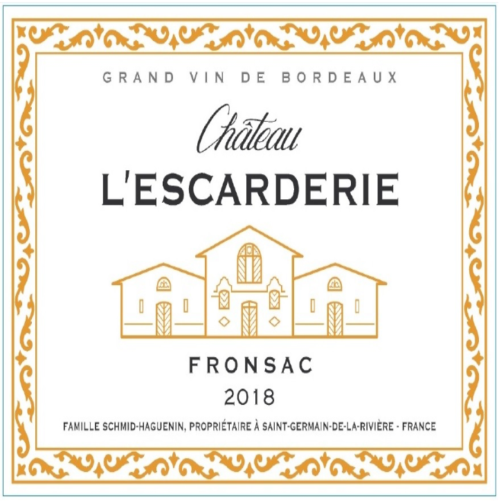 Ch. l'escarderie Fronsac bordeaux red 2018
