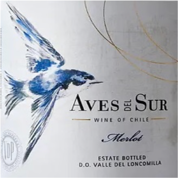 Aves del sur Merlot 2022