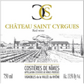 Ch. st cyrgues Costieres nimes red 2024