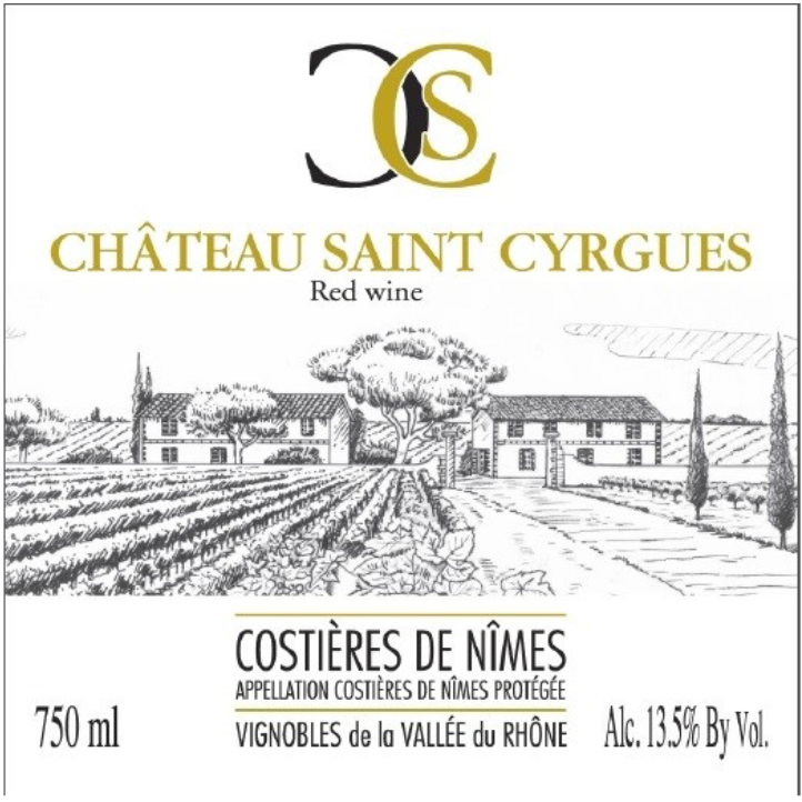 Ch. st cyrgues Costieres nimes red 2024