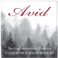 Avid Spring mtn napa valley cab 2017