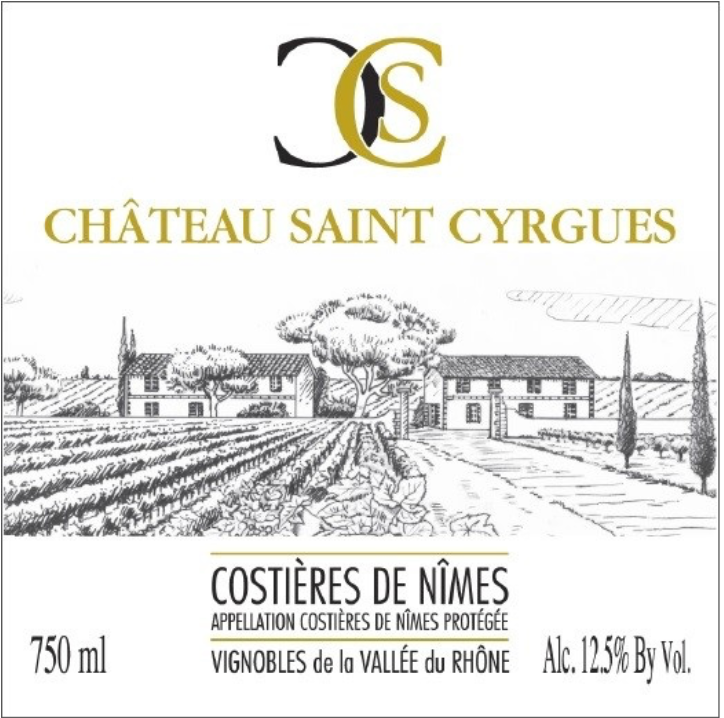 Ch. st cyrgues  costieres nimes white 2024