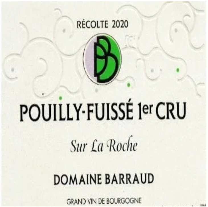 Daniel barraud Pouilly-fuisse sur la roche 2023