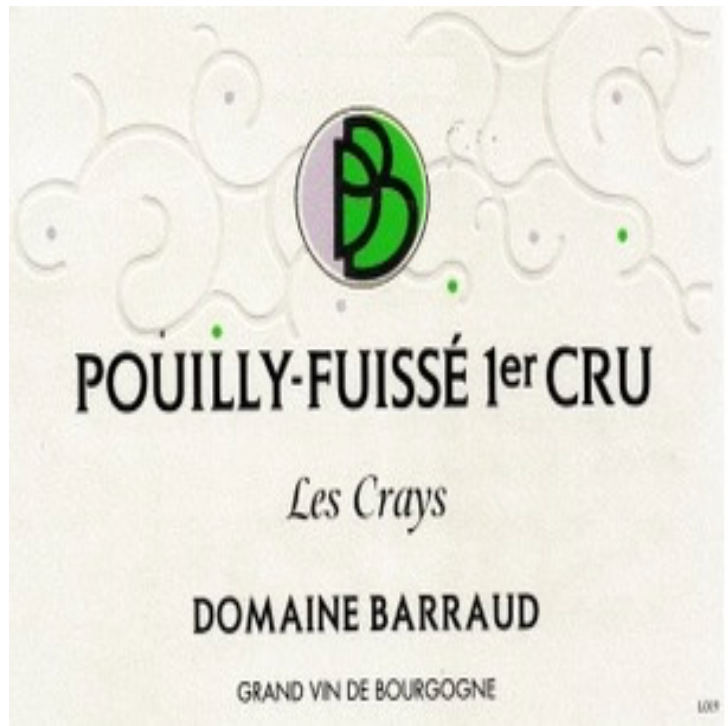 Daniel barraud Pouilly-fuisse les crays 2021