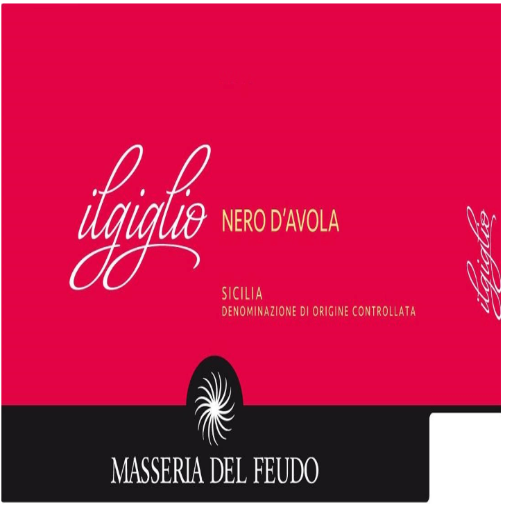 Del feudo Nero d'avola red organic 2022