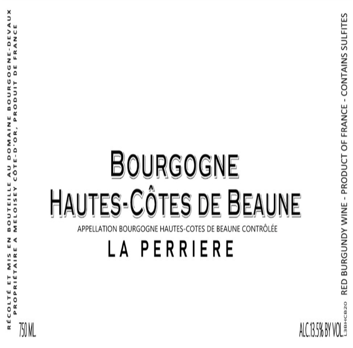 Devaux Cotes beaune perriere red 2022