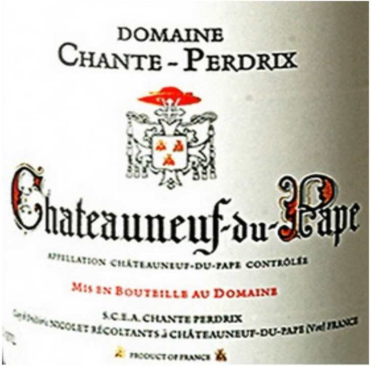 Dom. chante perdrix Chateauneuf du pape red 2021