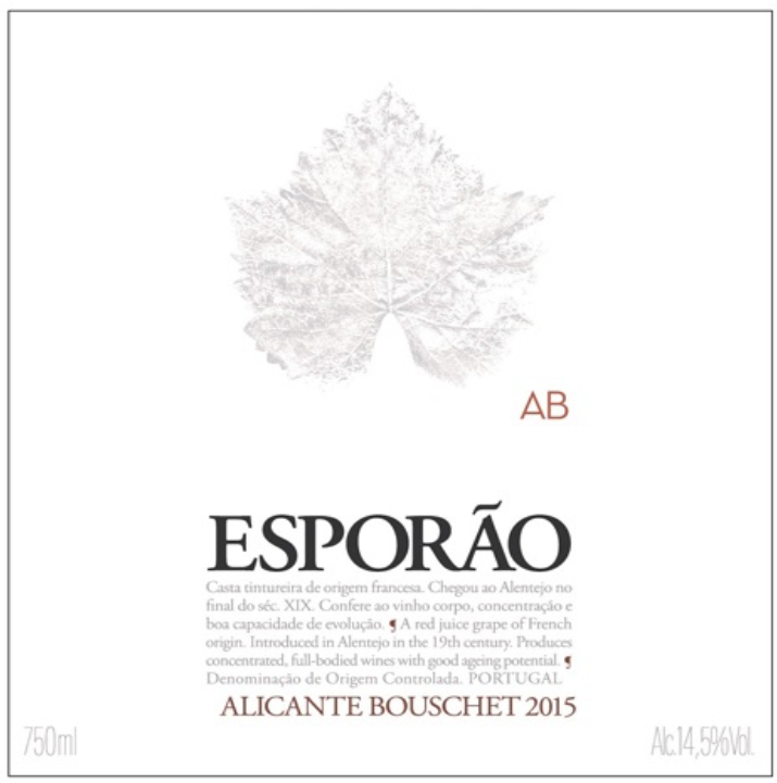 Esporao Alicante bouschet 2015