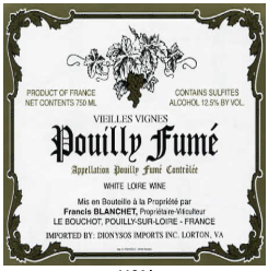 F. blanchet Pouilly-fume vielles vignes 2024