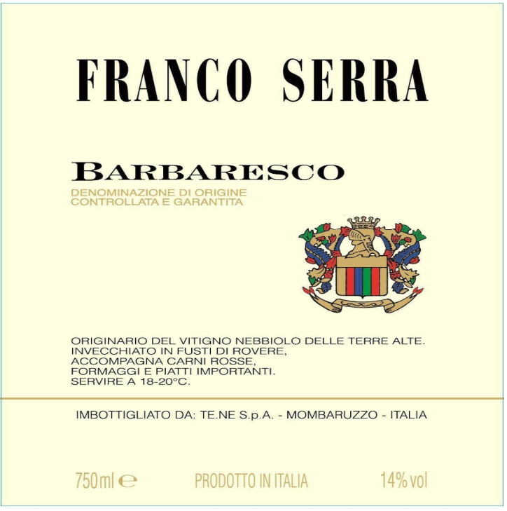 Franco serra Barbaresco 2022