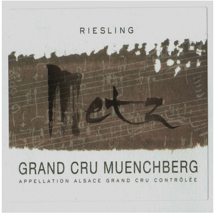 Gerard metz Riesling muenchberg gr cru 2018