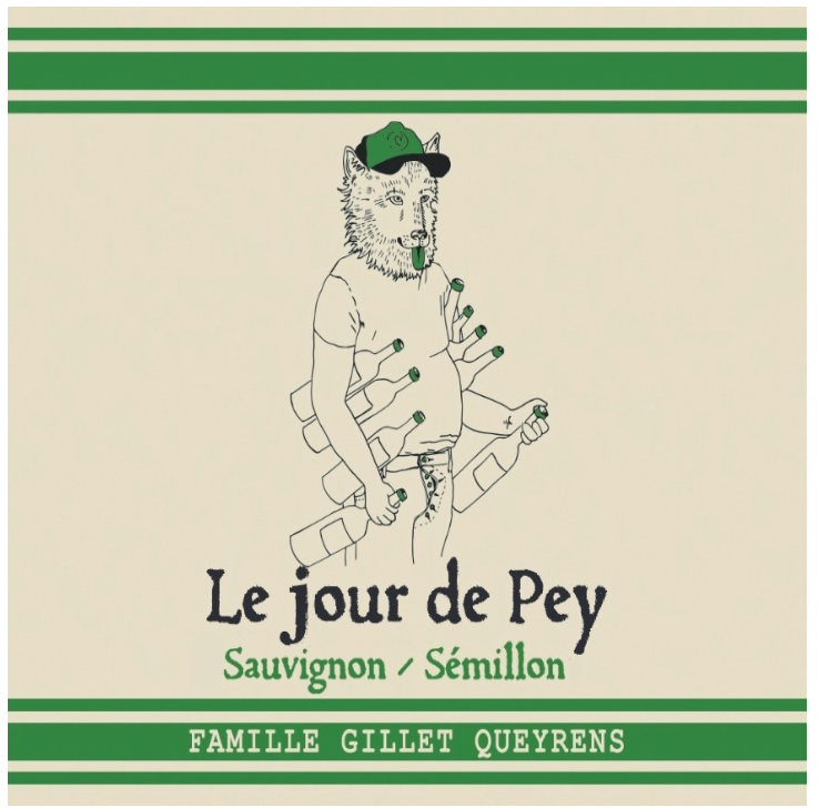Gillet queyrens Jour de pey bordeaux white 2024