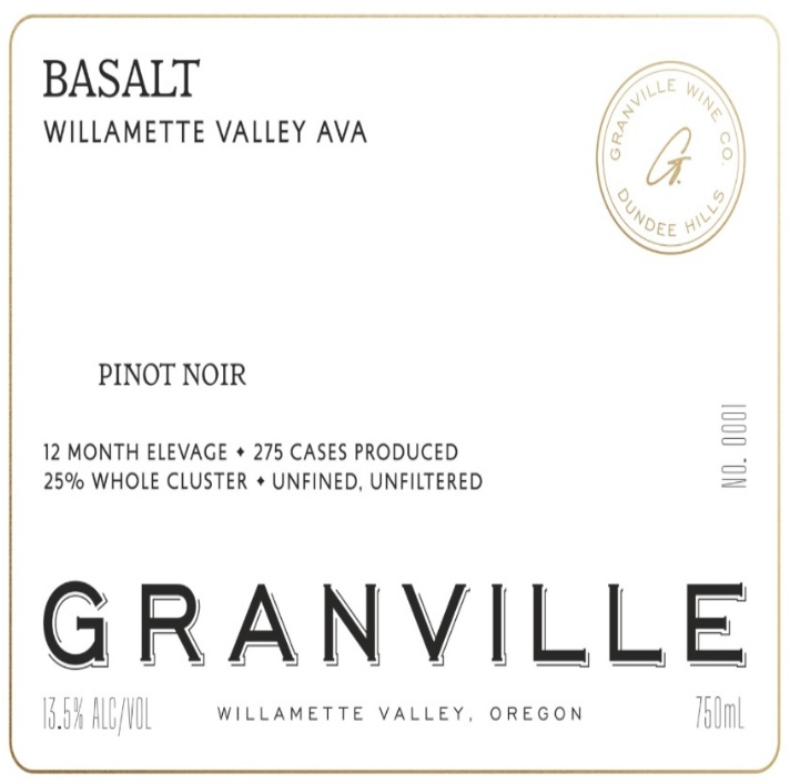 Granville Temperance pinot noir 2023
