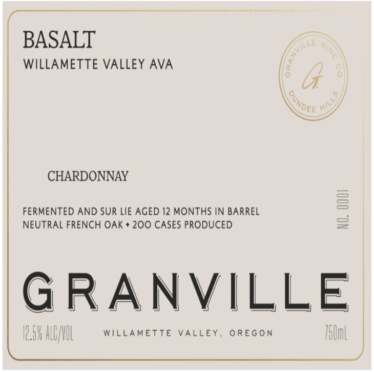 Granville Basalt chardonnay 2023