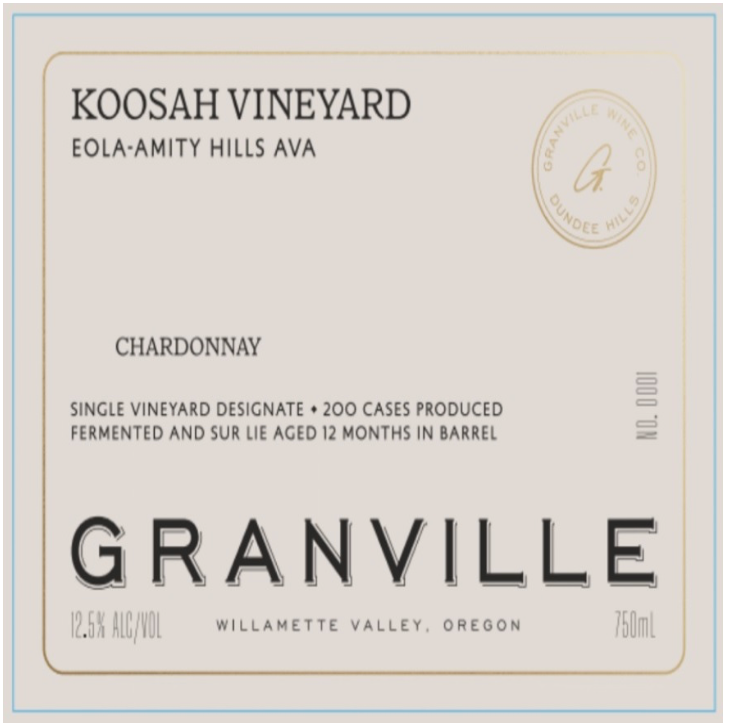 Granville Koosah chardonnay 2023