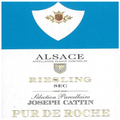 Joseph cattin Riesling pur de roche sec 2018