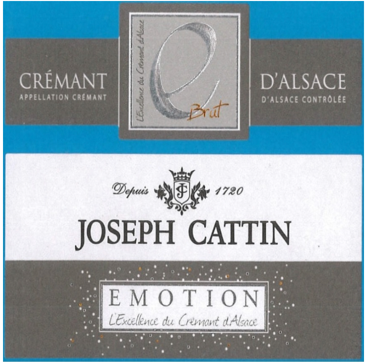 Joseph cattin Cremant alsace brut emotion 20NV