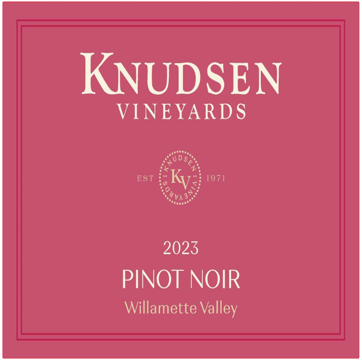 Knudsen Pinot noir willamette 2023