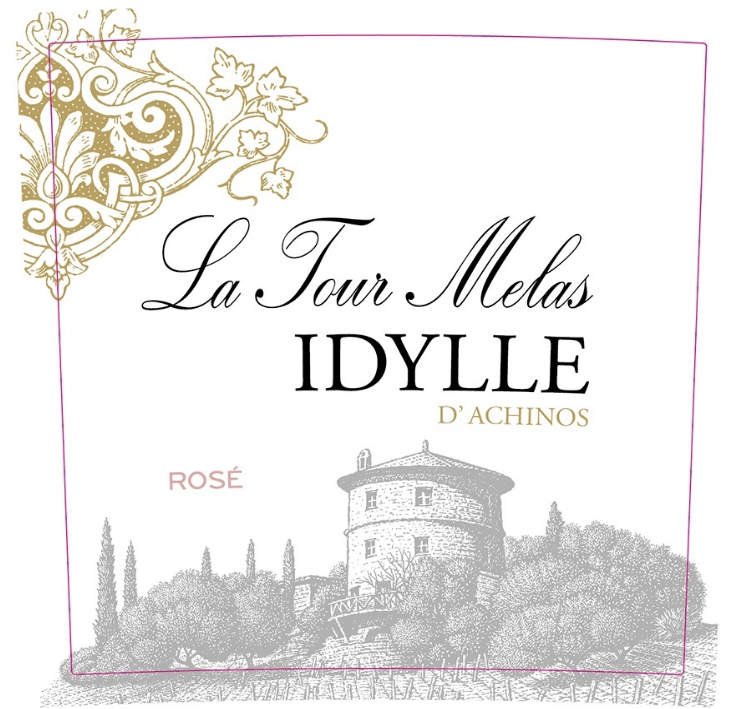 La tour melas Idylle d'achinos rose 2025