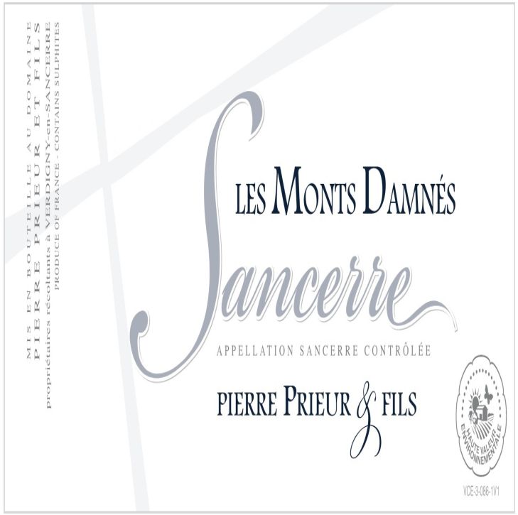 Pierre prieur Sancerre les monts damnes 2023