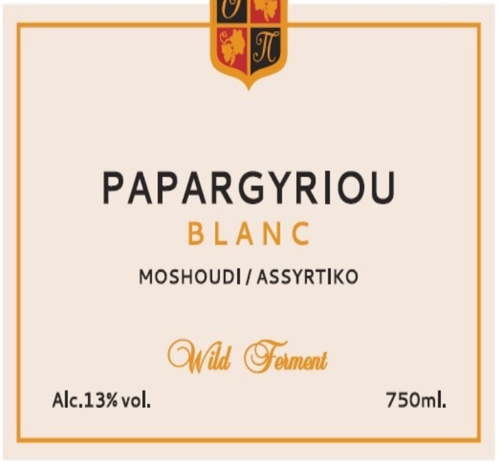 Papargyriou Moshoudi/assyrtiko wild 2024