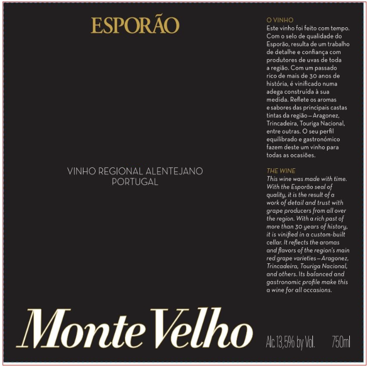 Monte velho Monte velho alentejo red 2024