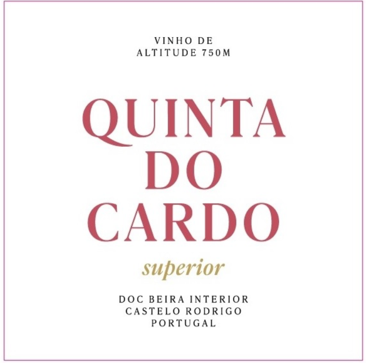 Quinta do cardo Qta cardo superior red 2019