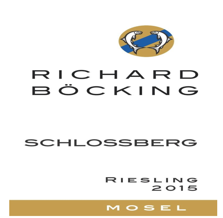 Richard bocking Schlossberg riesling mosel 2015