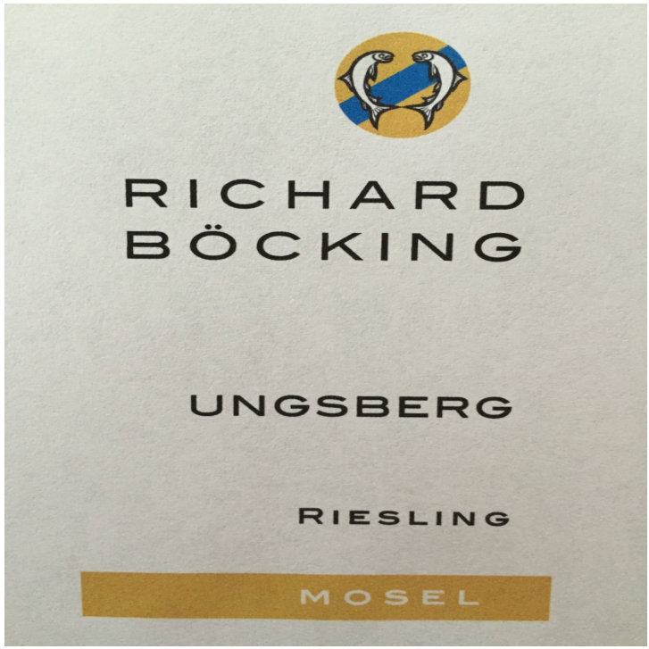 Richard bocking Ungsberg riesling 2016